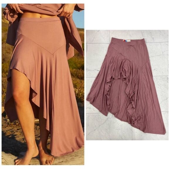 Free People Zen Asymmetrical Skirt - Picture 1 of 3